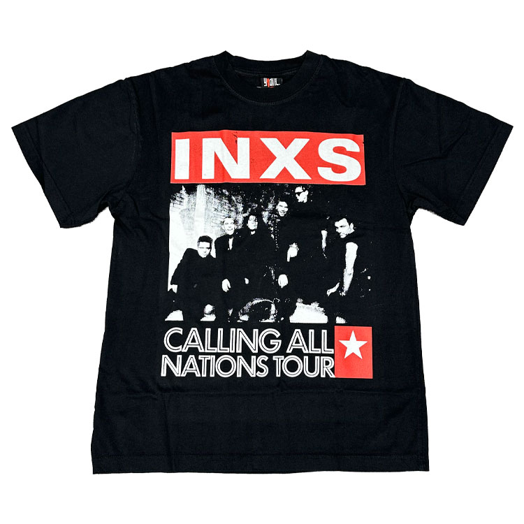 GIANT VINTAGE 巨大な生物 ヴィンテージ INXS CALLING ALL NATIONS TOUR TSGV100INX メンズ レディース プルオーバー