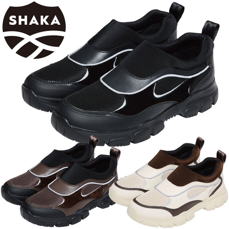 【期間限定ポイント最大20倍(2026/4/27 23:59迄)】 SHAKA シャカ スリッポン スニーカー TREK TECH MOC AT SK-351 メンズ レディース シューズ