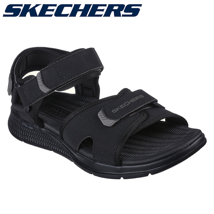 【楽天市場】お買い得スペシャルプライス スケッチャーズ ゴー コンシスタント サンダル トリビュータリー 229097-BBK メンズ ...