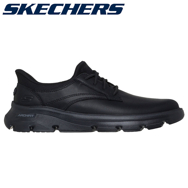 スケッチャーズ スリップインズ メンズ レザーシューズ SKECHERS ARCH FIT GARZA-LANGSTON｜ハンズフリー スリップイン 男性 革靴 メンズスリッポン 立ったまま履ける ビジネス  通勤 紳士靴 ビジカジ きれいめ おしゃれ ブランド くつ/205511 楽天市場】送料無料 スケッチャーズ スリップインズ メンズ レザー