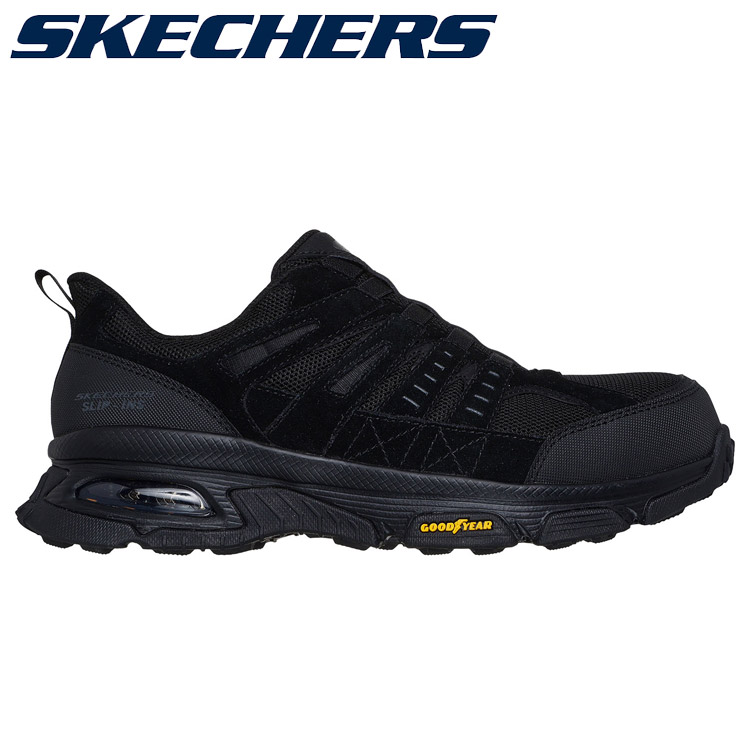 【お買い物マラソン限定店内ポイント最大20倍(2026/4/14 20:00～)】 スケッチャーズ SKECHERS SKECH-AIR ENVOY ST-DELEGATOR SKJ-200240-BLK メンズ レディース シューズ