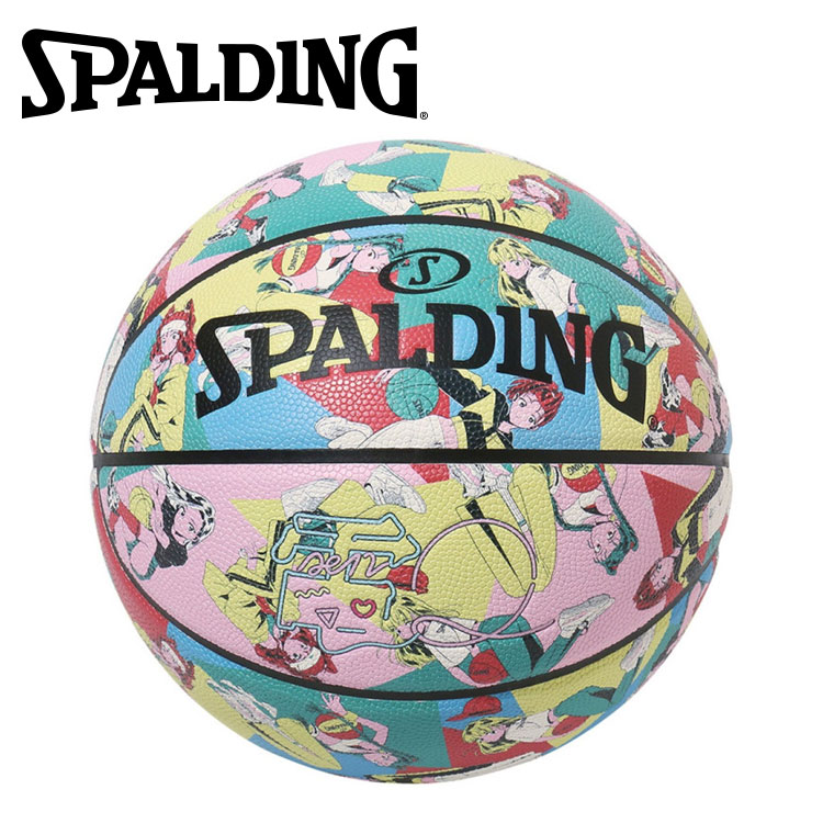 【期間限定ポイント最大20倍(2026/4/27 23:59迄)】 スポルディング BASKETBALL 電Q トライアンギュラー コンポジット 7号球 77-824J