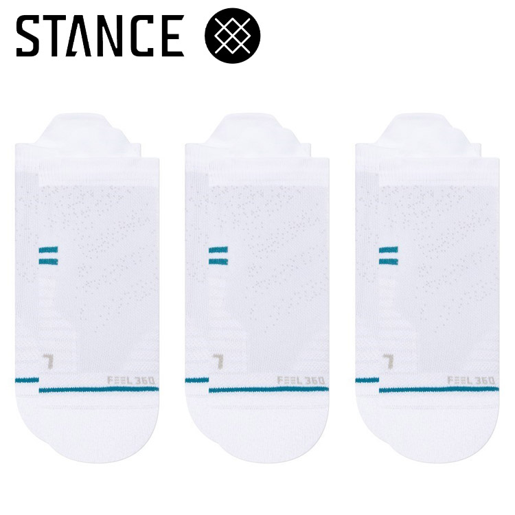 お買い得スペシャルプライス メール便送料無料 スタンス ソックス 靴下 3足セット ATHLETIC TAB 3 PACK A258A23FLXWHT メンズ
