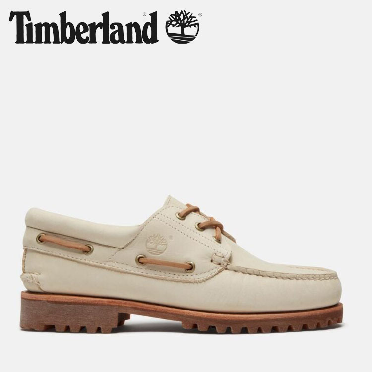 【期間限定ポイント最大20倍(2026/4/27 23:59迄)】 ティンバーランド Timberland 3 eye Classic 3アイ 3eye ラグ ハンドソーン ボート シューズ メンズ A2PDQEN7
