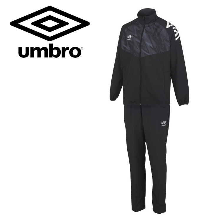 期間限定お買い得プライス アンブロ クロス上下セット ユニセックス UMUTJH12-BLK