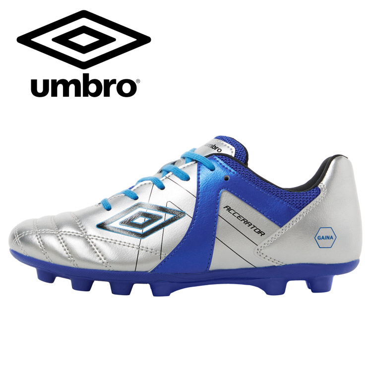 お買い得スペシャルプライス アンブロ umbro アクセレイター RB JR WIDE +GAINA HG UF5FCSB2J-SVBL ジュニア シューズ