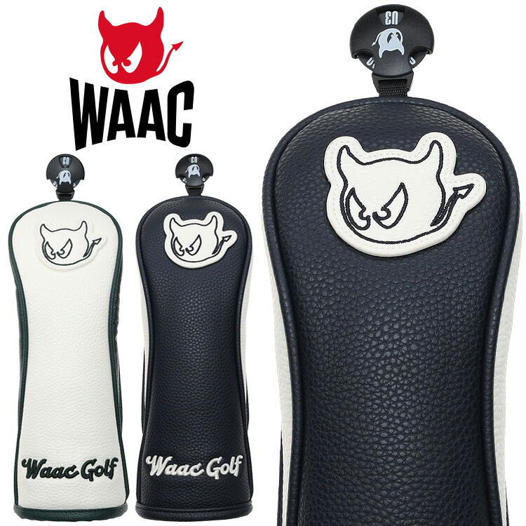 【全品ポイントアップ！マラソン限定店内最大20倍(4/4 20:00～)】 WAAC ワック Grainy Synthetic Leather ユーティリティ用 ヘッドカバー 072262862 2026モデル 日本正規品
