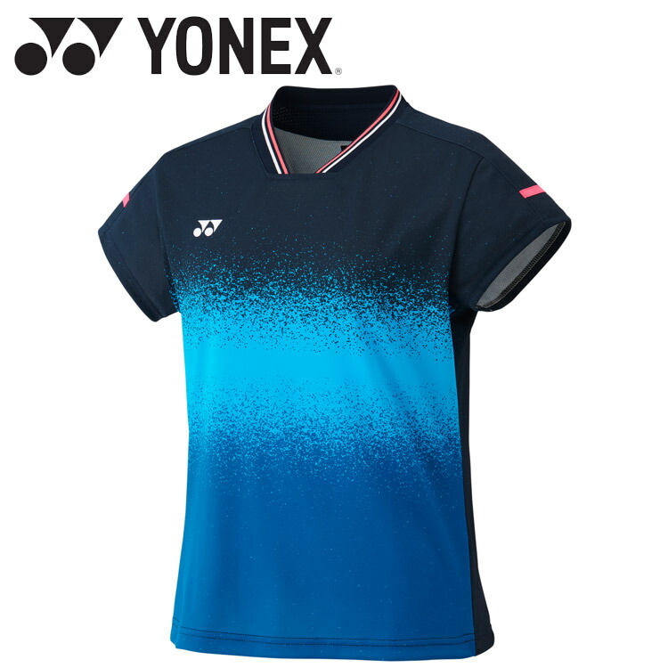 美品　ヨネックス　バドミントンゲームシャツ　レディースO YONEX ヨネックス ゲームシャツ 20764 レディース 2024AW