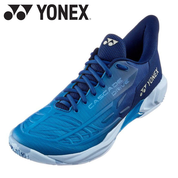 YONEX バドミントンシューズ ホワイト/ブルー 楽天市場】3E幅 ヨネックス メンズ レディース パワークッションエア