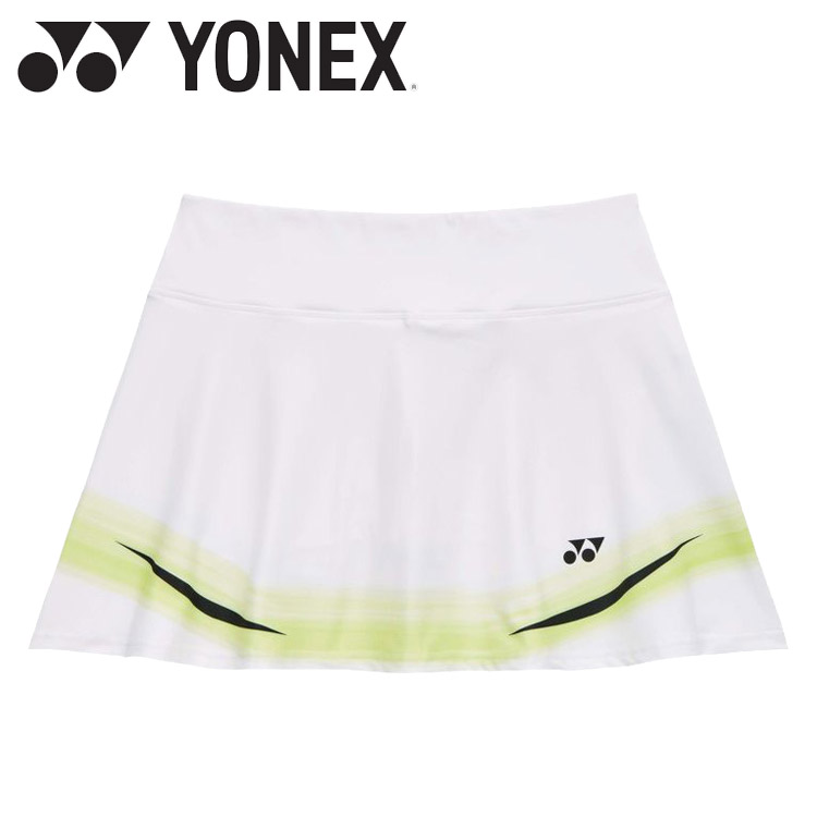 お買い得特別必要経費 電子メール便貨物輸送無料 ヨネックス Yonex ウィメンズスカート 下穿きスパッツ付 26183-011 レディース