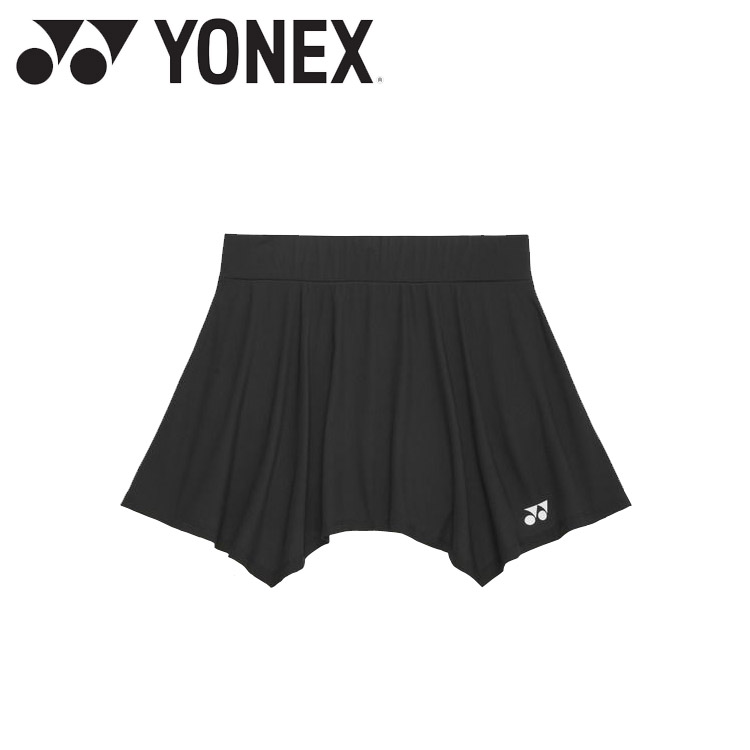 お買い得特別必要経費 電子メール便貨物輸送無料 ヨネックス Yonex ウィメンズスカート 下穿きスパッツ付 26191-007 レディース