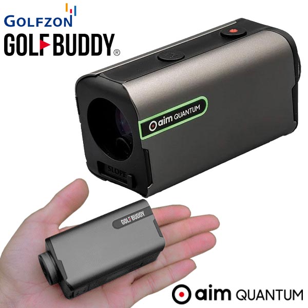 【いちばの日＆お買い物マラソン限定店内ポイント最大20倍(7/26 1:59迄)】 ゴルフバディ GOLFBUDDY aim Quantum エイム クオンタム GOLFZON レーザー距離計 日本正規品｜FZONEスポーツ