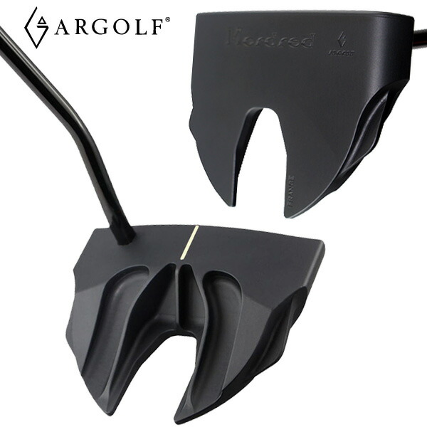 【百貨店大売り出し押さえる店内最大限度20倍(6/11 1:59迄)】 ARGOLF フルブラック モルドレッド HS パター アールゴルフ Mordred 日本置き目品