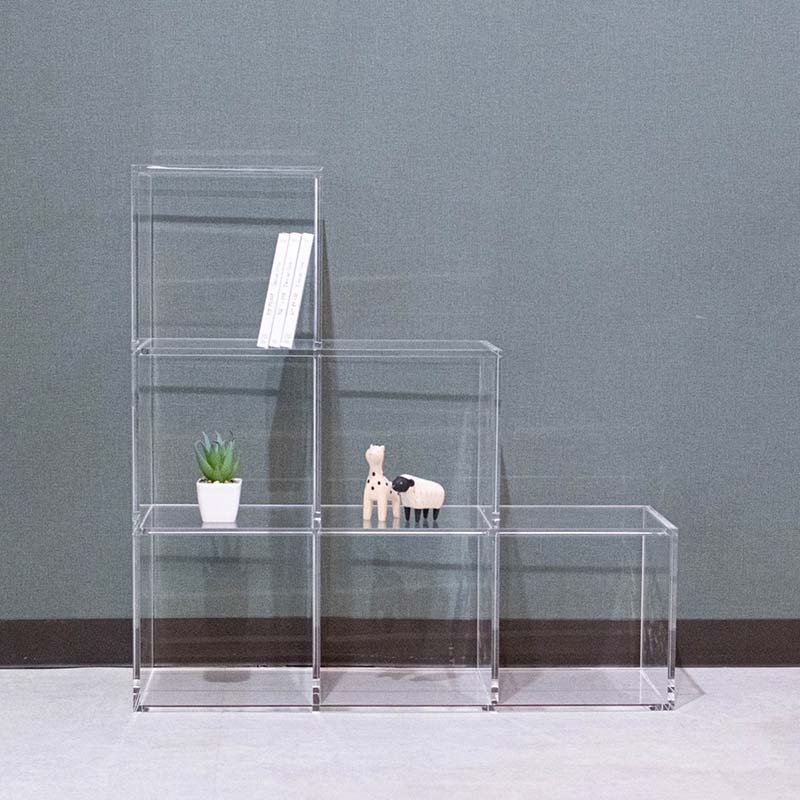 アクリル製？ マガジンラック ブルー 透明 ブックスタンド 楽天市場