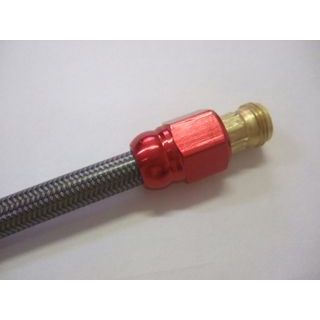 ALCANhands ヴィーナスラインクリアメッシュホース サイズ 1450mm カラー アルミレッド MA1450A アルキャンハンズ ブレーキホース・ケーブル類 汎用