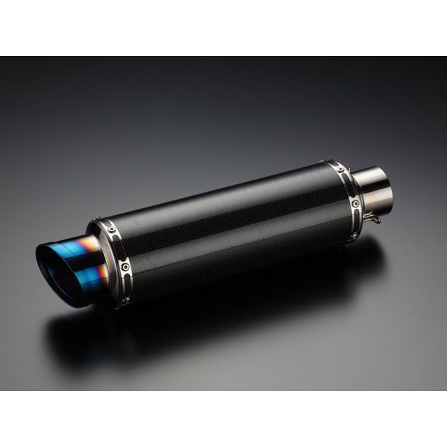 BEAMS 汎用サイレンサー φ100×300mm（スラッシュテール） サイレンサー カーボン 差込径 φ60.5 U203-02-001 ビームス マフラー本体 汎用