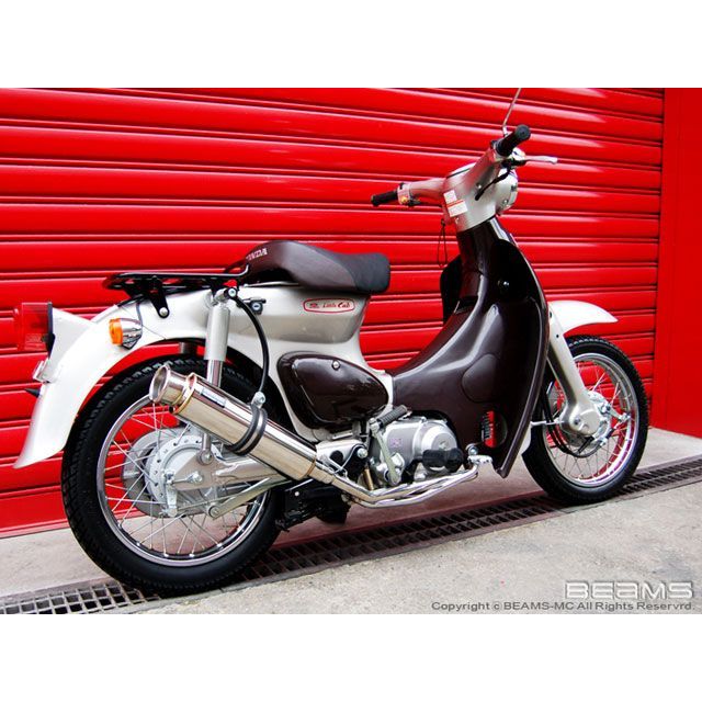 BEAMS SS300 マフラー サイレンサー ソニック B121-07-000 ビームス マフラー本体 リトルカブ（キャブ）｜パークアップ 店