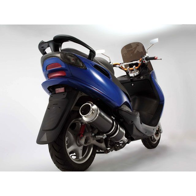 BEAMS SS400 マフラー サイレンサー カーボンII B207-11-000 ビームス マフラー本体 マジェスティ 125|パークアップ 店