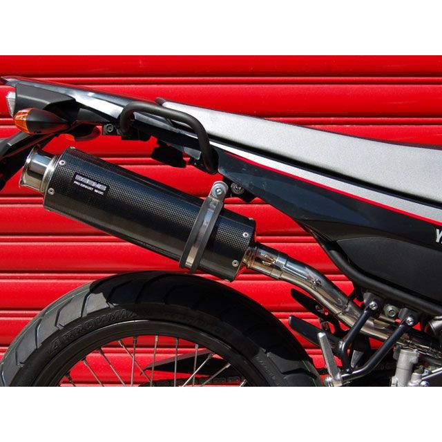 BEAMS SS300 アップタイプ スリップオンマフラー サイレンサー カーボン B215-08-004 ビームス マフラー本体 XT250X｜パークアップ 店