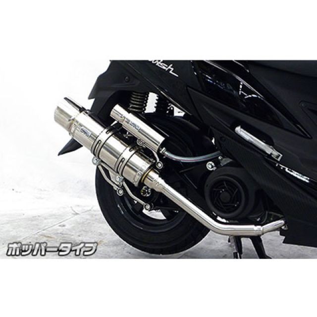 WirusWin スウィッシュ（2BJ-DV12B）用 ロイヤルマフラー ポッパータイプ オプション オプションB＋C ウイルズウィン マフラー本体 スウィッシュ｜パークアップ 店