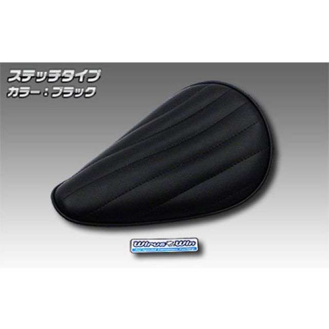 WirusWin スーパーカブ110/プロ(JA44/JA42)用 ロングノーズソロシートキット ステッチタイプ(ブラック) ウイルズウィン シート関連パーツ スーパーカブ110 スーパーカブ110プロ|パークアップ 店