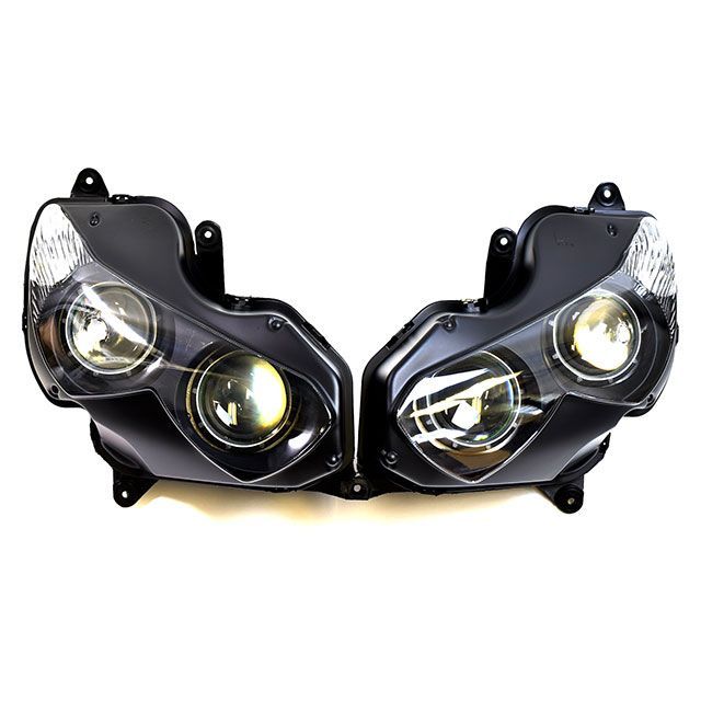 楽天市場】新品 ZX14R ZX-14R ZZR1400 2012-2016 社外品 ヘッドライト