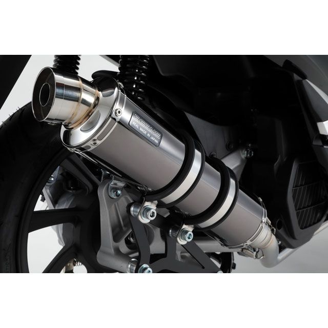 BEAMS R-EVO フルエキゾーストマフラー SMB(スーパーメタルブラック) 政府認証 G183-53-005 ビームス マフラー本体 PCX HYBRID|パークアップ 店