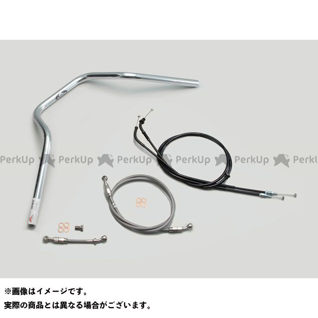 HURRICANE POLICE 4型 ハンドルセット（クロームメッキ） H029-068C ハリケーン ハンドル関連パーツ CB1300SF（ABS車）