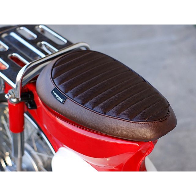KEPSPEED カブ用 タックロール カスタム シングルシート（ブラウン） cub-00015-BR ケップスピード シート関連パーツ スーパーカブ