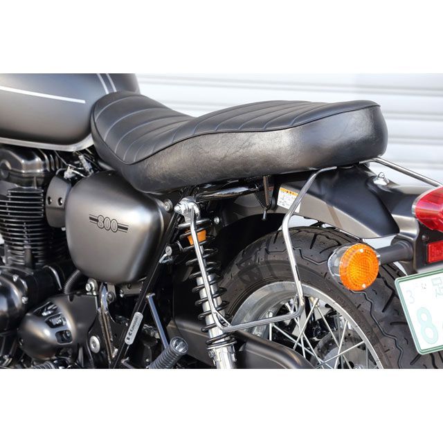 KIJIMA バッグサポート（クロームメッキ） タイプ 左側 210-4981 キジマ キャリア・サポート W800 STREET/CAFE