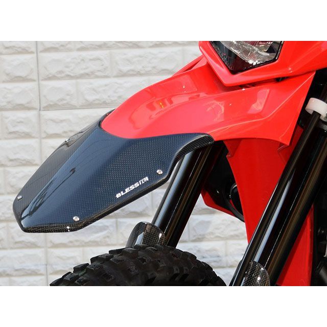 BLESS R’S カーボンフロントフェンダー トップカバー カラー クリア塗装品 HCL-01-002 ブレスアールズ フェンダー CRF250L