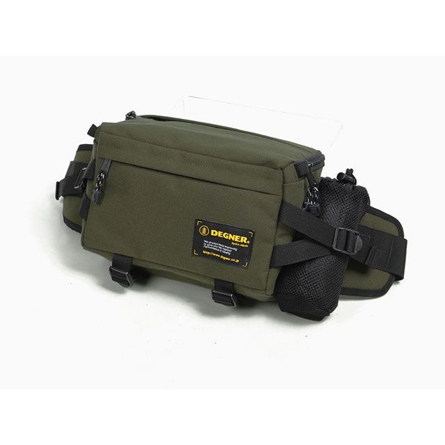 DEGNER NB-179 ナイロンヒップバッグ（カーキ） NB-179-KK メーカー在庫あり デグナー ツーリング用バッグ