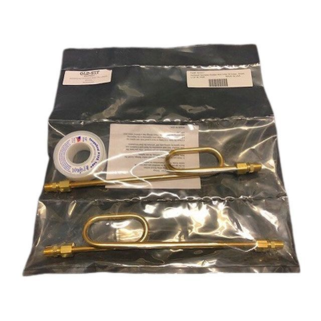 K&W アイアン用 ブラス製ループオイルライン P001917 部品屋K&W その他外装関連パーツ アイアンヘッド(ショベルスポーツスター)|パークアップ 店