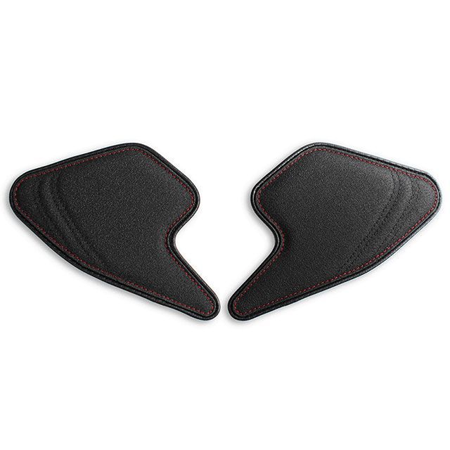 LUI MOTO タンクリーフ/Sport ニーグリップパッド カラー TEC-GRIP/CFブラック/レッドステッチ LM-L0300321 ルイモト タンク関連パーツ