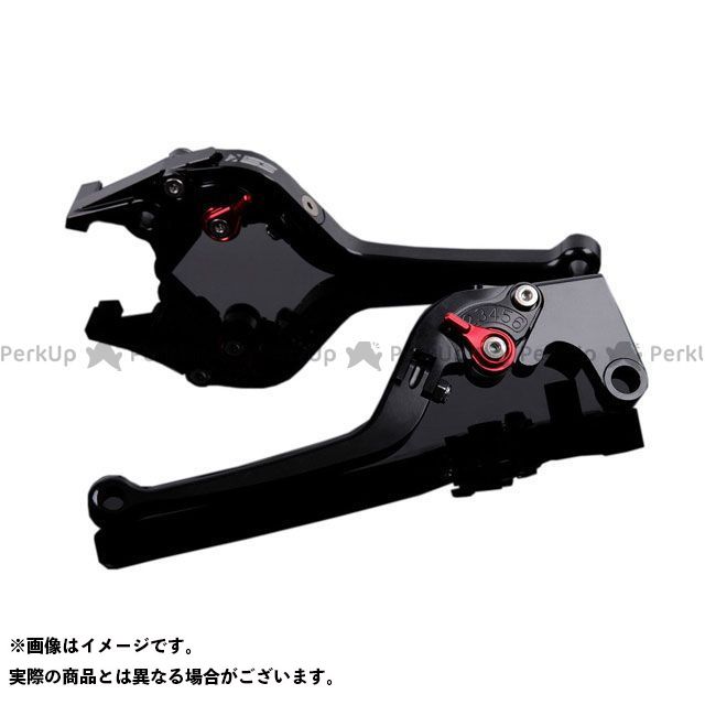 SPEEDRA アルミビレットアジャストレバーセット スタンダード可倒式（レバー本体：ブラック） アジャスター レッド BM0401126-RD SPEEDRA レバー S1000R S1000RR｜パークアップ 店