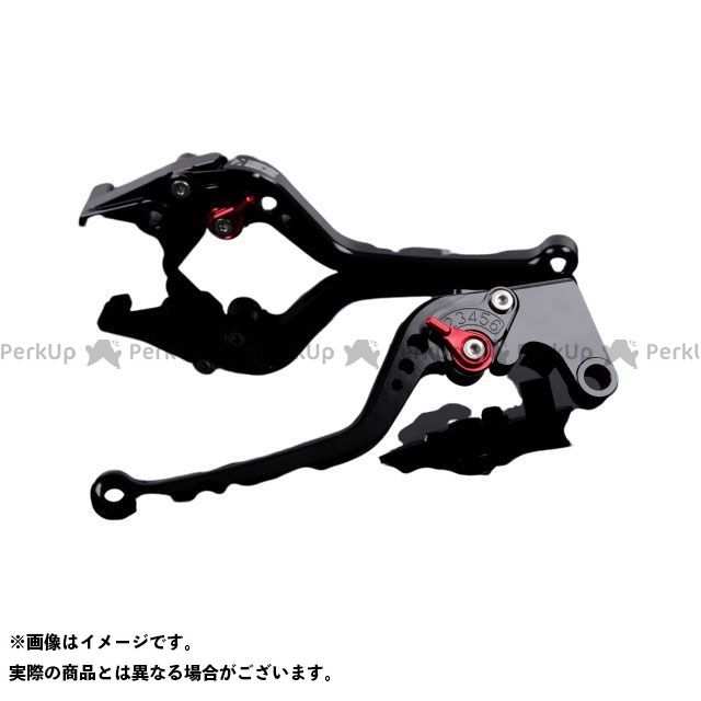 SPEEDRA アルミビレットアジャストレバーセット スタンダードロング（レバー本体：ブラック） アジャスター レッド BM0403654-RD SPEEDRA レバー S1000R S1000RR