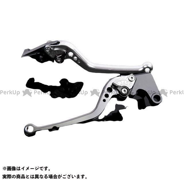 SPEEDRA アルミビレットアジャストレバーセット スタンダードロング（レバー本体：シルバー） アジャスター ブラック BM0403655-BK SPEEDRA レバー S1000R S1000RR