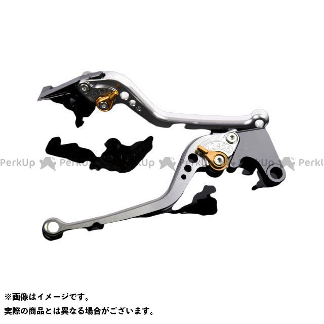 SPEEDRA アルミビレットアジャストレバーセット スタンダードロング（レバー本体：シルバー） アジャスター ゴールド BM0403655-GD SPEEDRA レバー S1000R S1000RR｜パークアップ 店