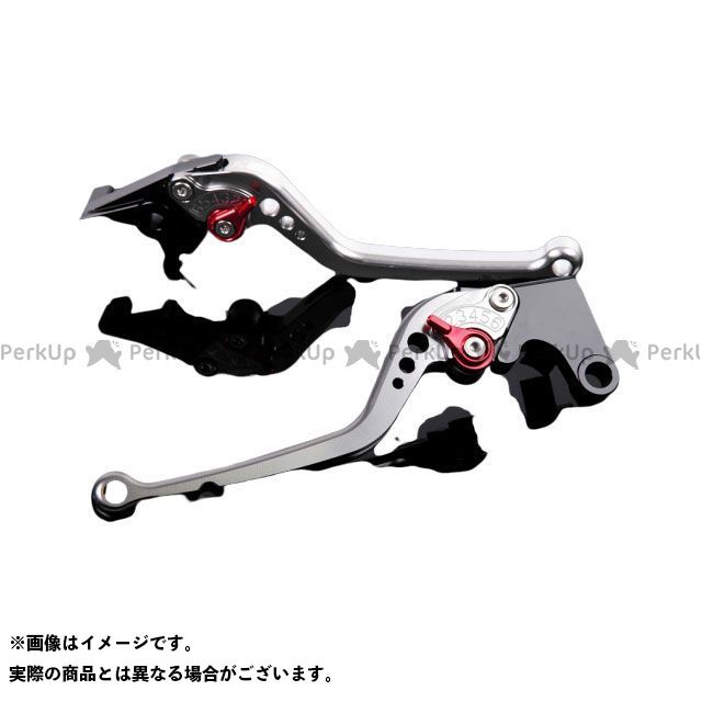 SPEEDRA アルミビレットアジャストレバーセット スタンダードロング(レバー本体:シルバー) アジャスター レッド BM0403655-RD SPEEDRA レバー S1000R S1000RR|パークアップ 店