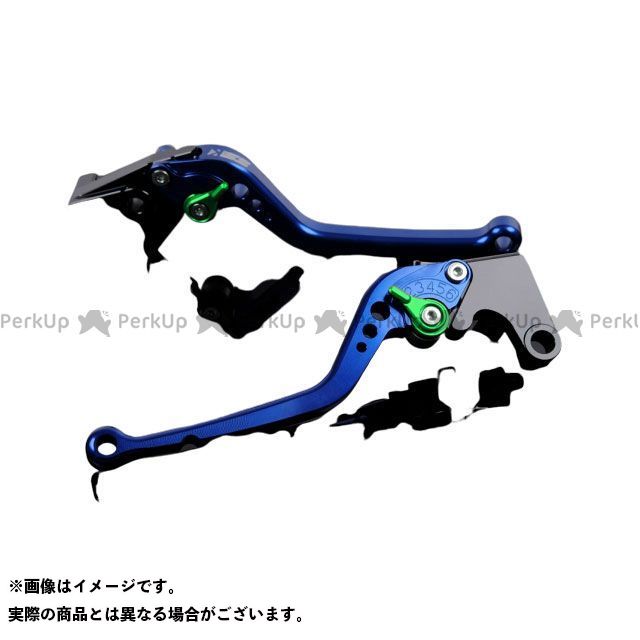 SPEEDRA アルミビレットアジャストレバーセット スタンダードロング(レバー本体:ブルー) アジャスター グリーン BM0403657-GN SPEEDRA レバー S1000R S1000RR|パークアップ 店