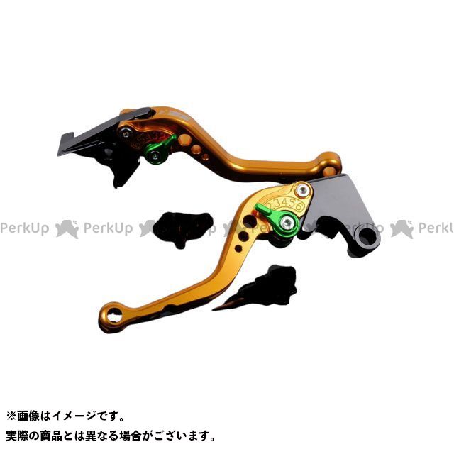 SPEEDRA アルミビレットアジャストレバーセット スタンダードショート（レバー本体：ゴールド） アジャスター グリーン BM0403929-GN SPEEDRA レバー S1000R S1000RR