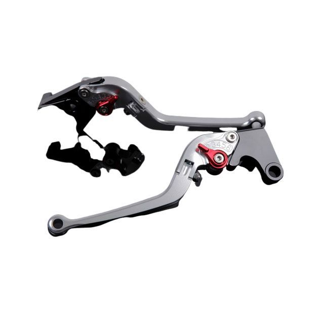 SPEEDRA アルミビレットアジャストレバーセット スタンダード可倒式（レバー本体：シルバー） アジャスター レッド DU0407222-RD SPEEDRA レバー HYPERMOTARD 939 SP HYPERMOTARD 821 SP｜パークアップ 店