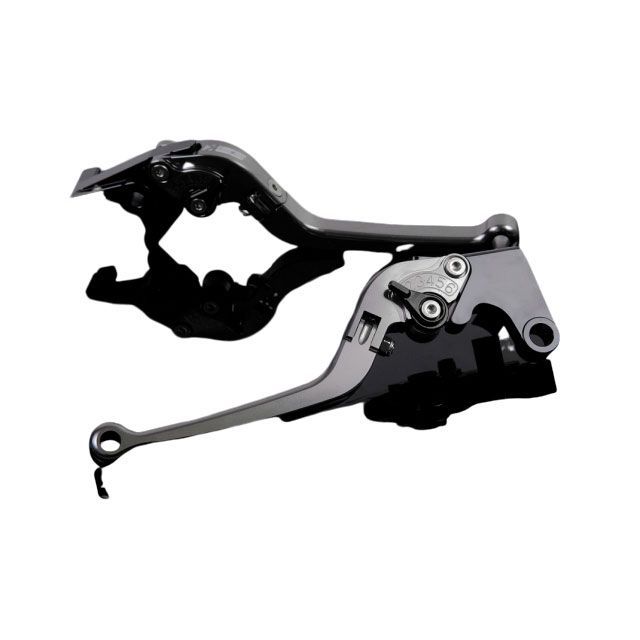 SPEEDRA アルミビレットアジャストレバーセット スタンダード可倒式（レバー本体：チタン） アジャスター ブラック DU0407226-BK SPEEDRA レバー HYPERMOTARD 939 SP HYPERMOTARD 821 SP