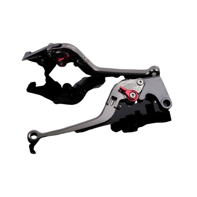 SPEEDRA アルミビレットアジャストレバーセット スタンダード可倒式（レバー本体：チタン） アジャスター レッド DU0407226-RD SPEEDRA レバー HYPERMOTARD 939 SP HYPERMOTARD 821 SP｜パークアップ 店