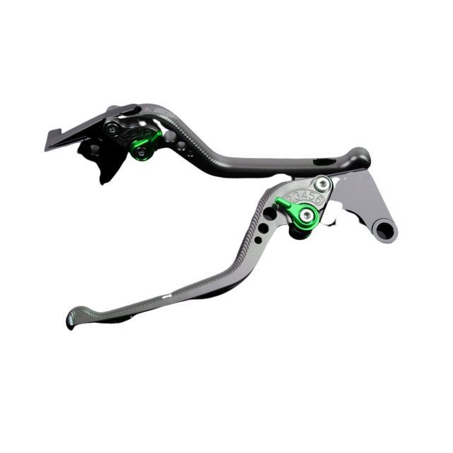 SPEEDRA アルミビレットアジャストレバーセット 3Dロング（レバー本体：チタン） アジャスター グリーン KA0404649-GN メーカー在庫あり SPEEDRA レバー