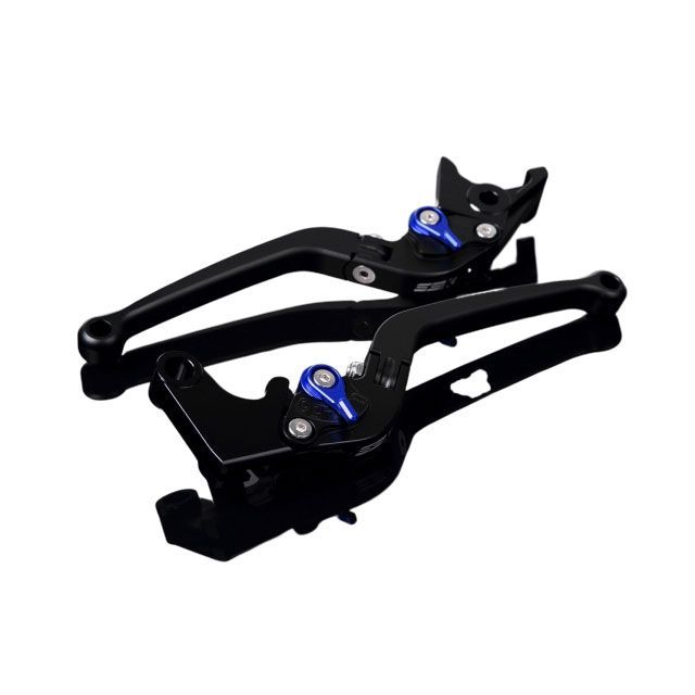 SPEEDRA アルミビレットアジャストレバーセット スタンダード可倒式（レバー本体：マットブラック） アジャスター マットブルー LVAM061BK-BE メーカー在庫あり SPEEDRA レバー HYPERMOTARD 939 SP HYPERMO…