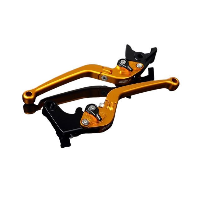SPEEDRA アルミビレットアジャストレバーセット スタンダード可倒式（レバー本体：マットゴールド） アジャスター マットブラック LVAM061GD-BK SPEEDRA レバー HYPERMOTARD 939 SP HYPERMOTARD 821… 9,571円
