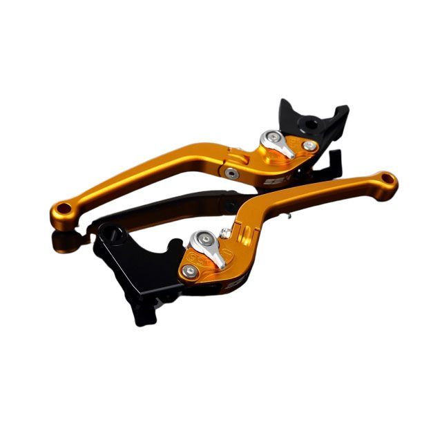 SPEEDRA アルミビレットアジャストレバーセット スタンダード可倒式（レバー本体：マットゴールド） アジャスター マットシルバー LVAM061GD-SR SPEEDRA レバー HYPERMOTARD 939 SP HYPERMOTARD 821…