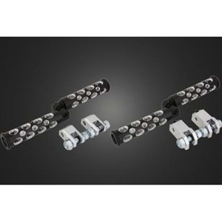 T&F コンバットフットペグ セット内容 フロント＆リアセット カラー ブラック ・DS1100FP03 ガレージT&F ステップ ドラッグスター1100｜パークアップ 店