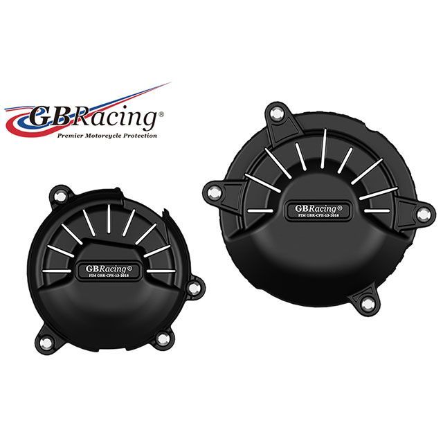 GBRacing エンジンカバーセット 2点 EC-V4R-2019-SET-GBR GBレーシング ドレスアップ・カバー Panigale V4 R/SP2